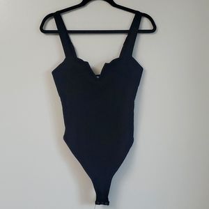 Free People Pippa V-Wire Bodysuit